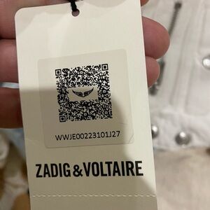 Zadig & Voltaire Women's Boot Cut Jeans - White